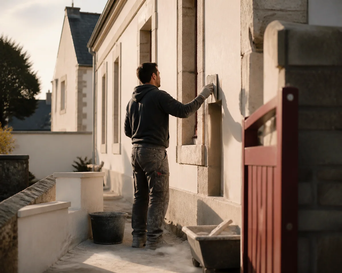 Maçonnerie extérieure à Brest — prestation